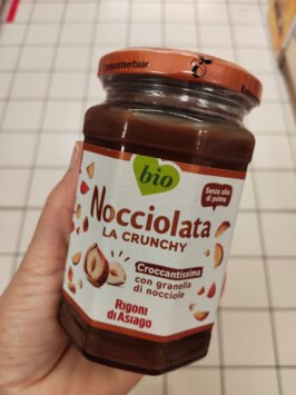 Mousey shop 14 Nocciolata la crunchy BIO, orieškový krém, 325g