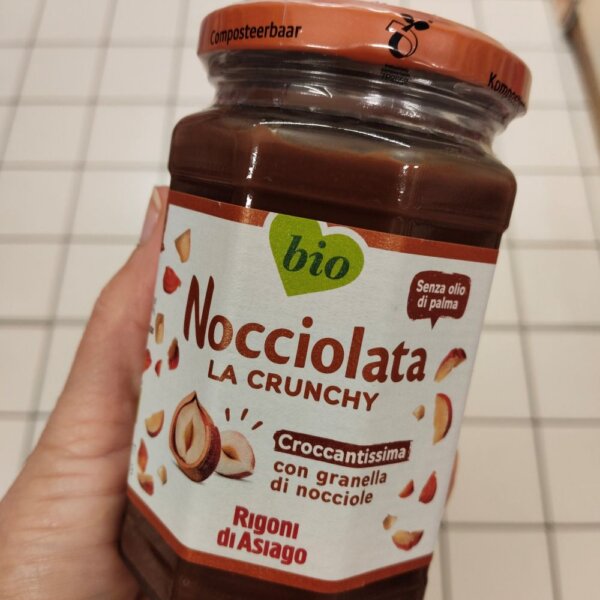 Mousey shop 14 Nocciolata la crunchy BIO, orieškový krém, 325g