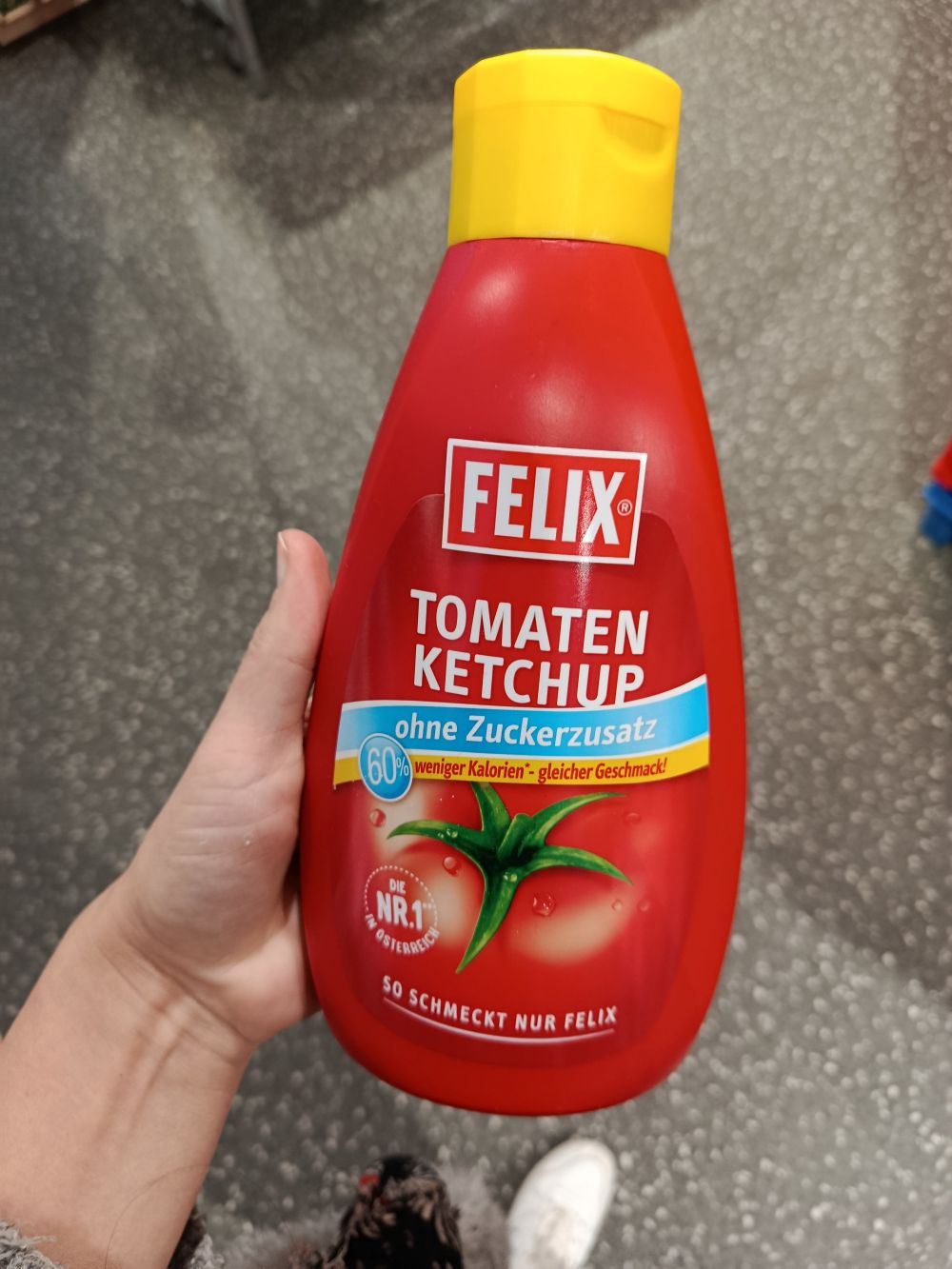 Felix jemný kečup bez pridaného cukru, 960g
