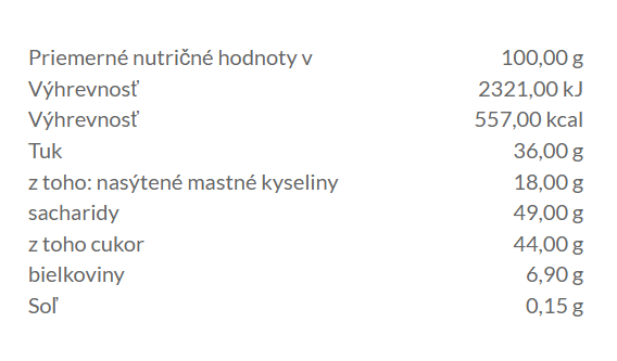 Pischinger trojuholníčky s lieskovými orieškami, 130g – Obrázok 2