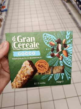 MOusey shop cereálne tyčinky kokos Gran Cereale tyčinky so sušeným ovocím a kokosom, 112g