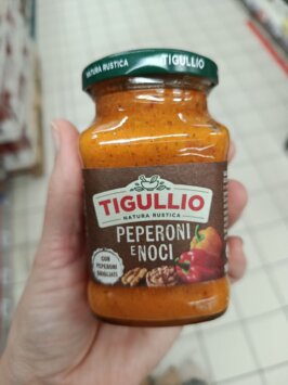 Mousey shop Tigullio paprika a orechy Tigullio pesto papričky a vlašské orechy, 185g