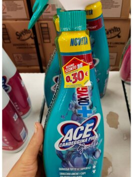Mousey shop ace čistič Ace Bleach odstraňovač škvŕn a mastnoty, 650ml