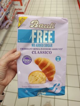 Mousey shop bauli croissant bez pridaného cukru Bauli croissanty bez pridaného cukru, čisté, 185g