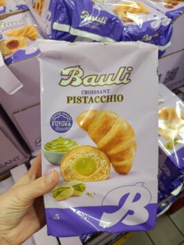 Mousey shop bauli croissant pistáciový Bauli pistáciové croissanty, 250g