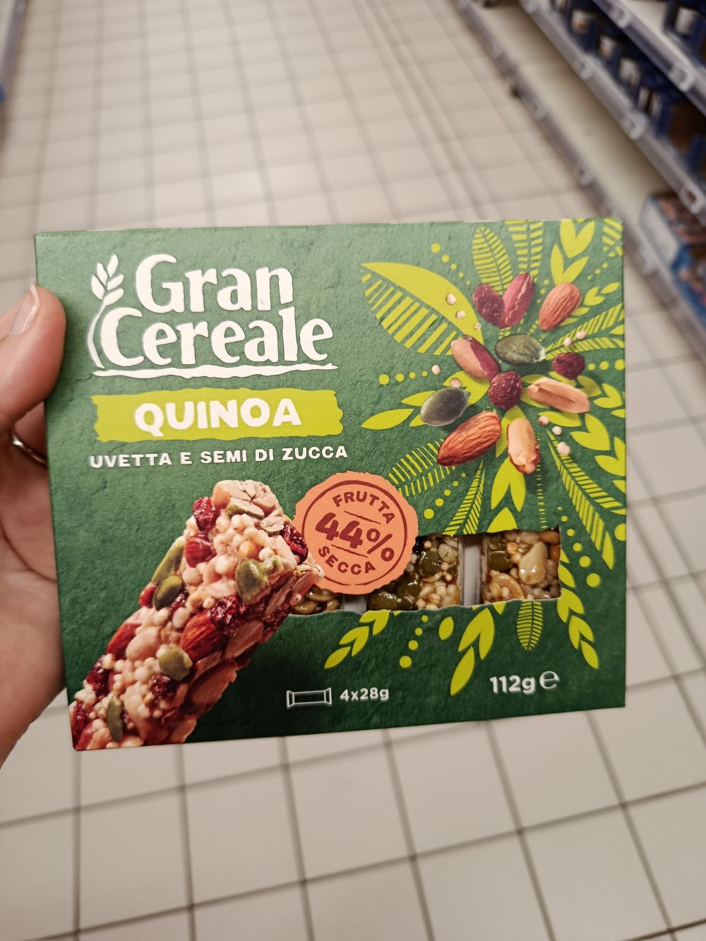 Gran Cereale tyčinky so sušeným ovocím a quinoou, 112g