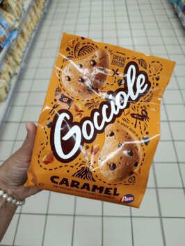 Pavesi Gocciole karamelové sušienky, 300g