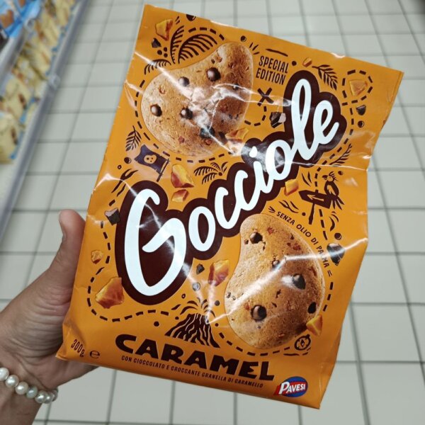 Mousey shop gocciole karamel Pavesi Gocciole karamelové sušienky, 300g