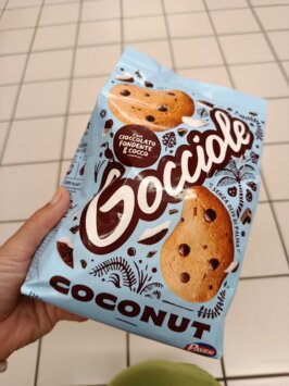 Pavesi Gocciole kokosové sušienky, 320g