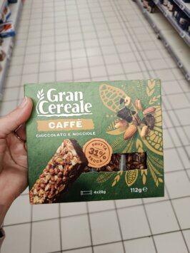 Gran Cereale kávové tyčinky so sušeným ovocím, 112g