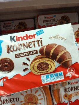 Mousey shop kinder čokoládové rohlíčky Kinder Kornetti čokoládový croissant, 270g