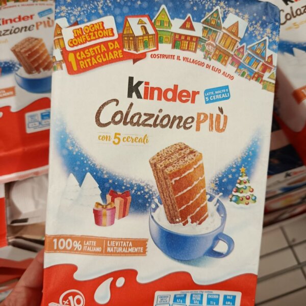 Mousey shop kinder koláčiky celozrnné Kinder Colazione Più s 5-imi obilninami, 290g