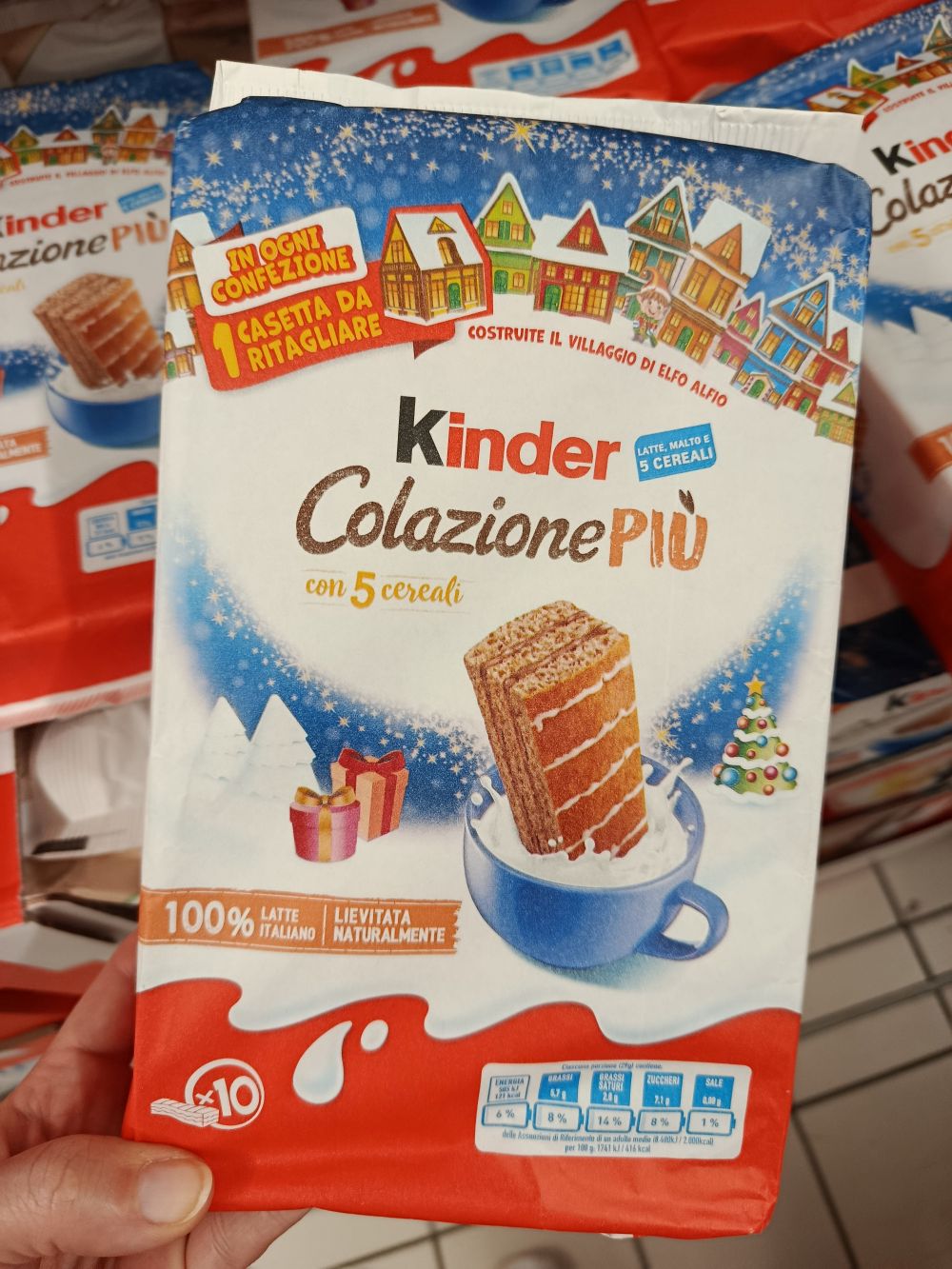 Kinder Colazione Più s 5-imi obilninami, 290g