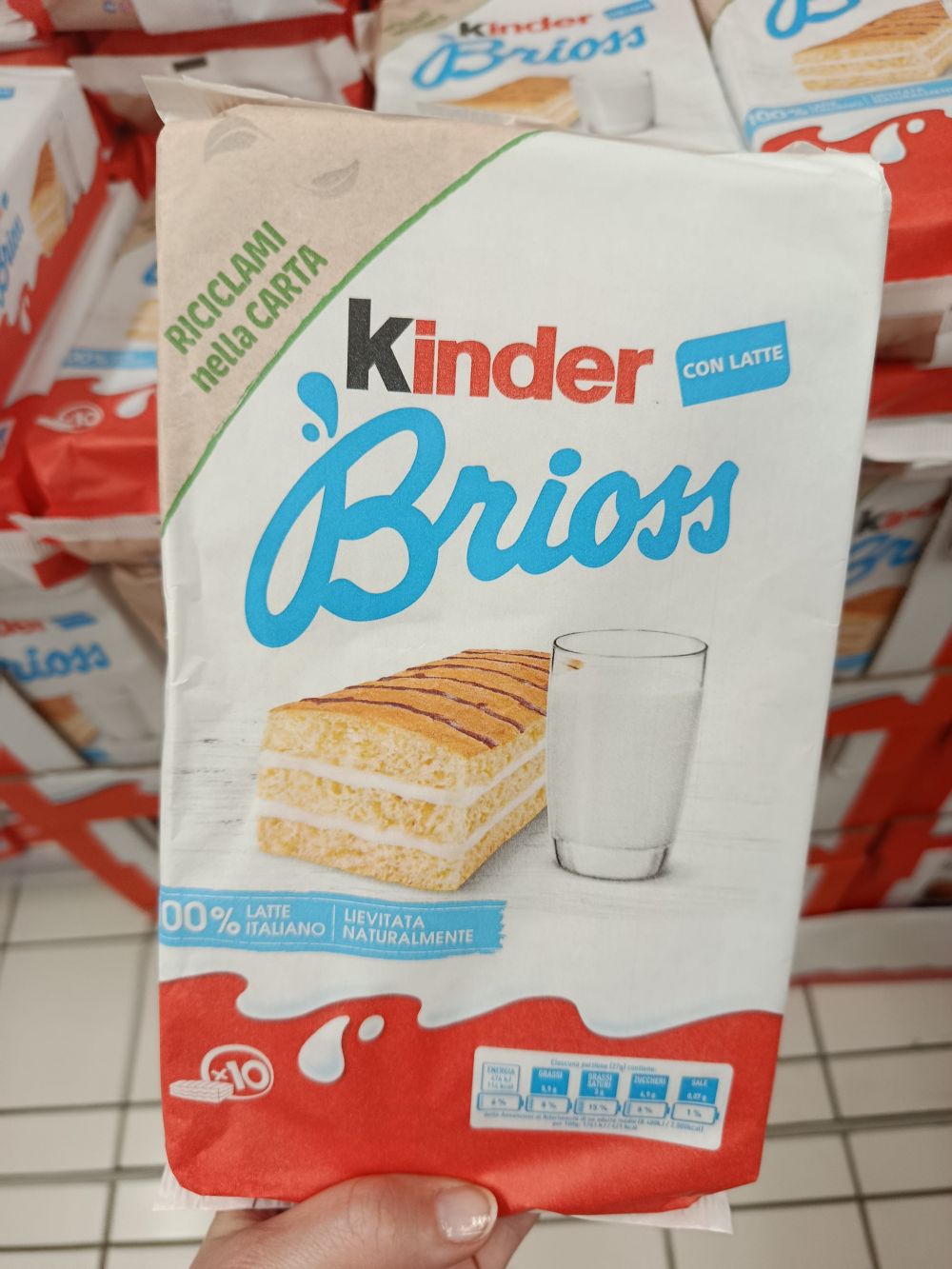 Kinder Brioss mliečne koláčiky, 270g