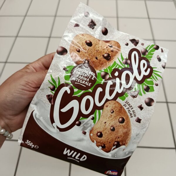 Mousey shop nocciola čokoláda Pavesi Gocciole Divoké čoko sušienky, 350g