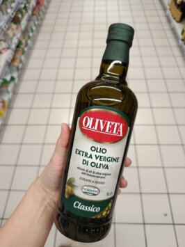 Oliveta classic extra panenský olivový olej, 1 liter