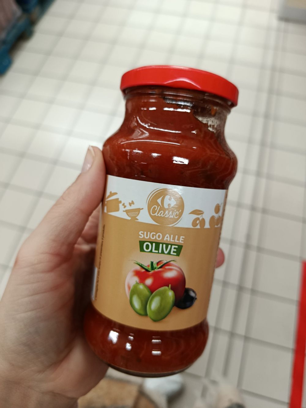 Classic paradajkové sugo s olivami, 350g
