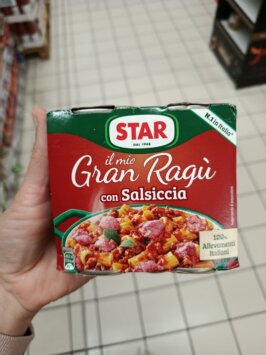 Mousey shop omáčka salsiccia Star ragú s klobásou, 360g