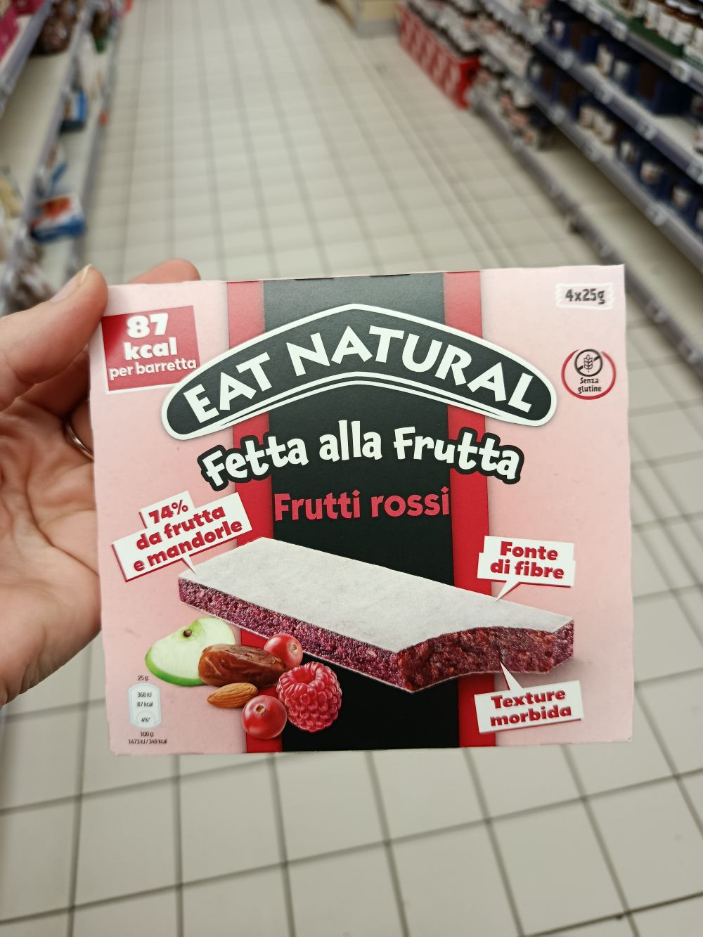Oblátky s červeným ovocím a mandľami, bez lepku, 100g