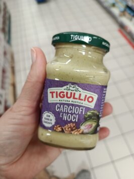 Mousey shop pesto artičoky orechy Tigullio pesto artičoky a vlašské orechy, 185g