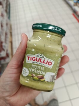 Mousey shop pesto pistácie Tigullio pesto ricotta a pistácie, 185g