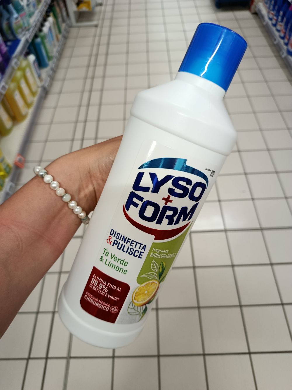 Lysoform dezinfikuje a čistí, zelený čaj a citrón, 1100ml