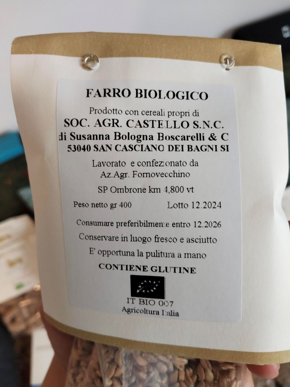 Organická šošovica z Toscany, 400g – Obrázok 2