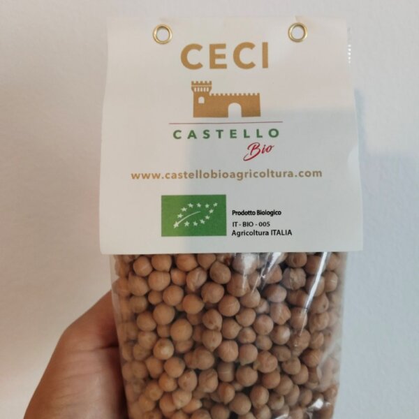 Organický sušený cícer z Toscany, 400g