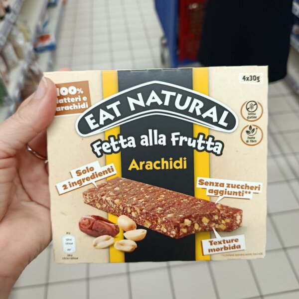 Mousey shop tyčinky arašidové Eat Natural arašidové tyčinky s ďatlami bez lepku a pridaného cukru, 120g