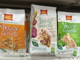 San Carlo Veggy Good trojuholníky s chrumkavým cícerom (na ľavo), 65g