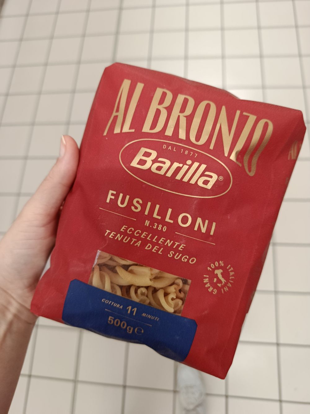 Barilla Al Bronzo cestoviny Fusilloni, 500g