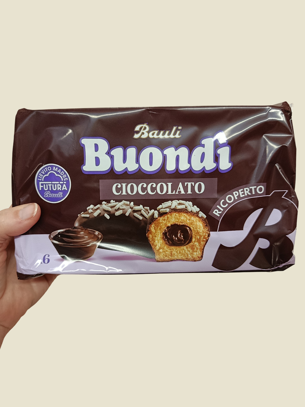Bauli Buondì koláčiky v čokoláde, 6x46 g