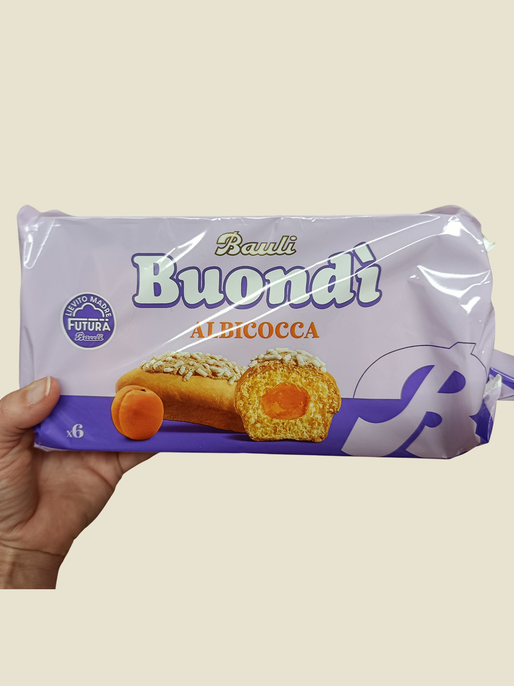 Bauli Buondì marhuľové koláčiky, 6x43g