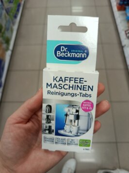 Dr beckman čistič na kávovar mousey shop Čistiace tablety na kávovary Dr. Beckmann, 10g