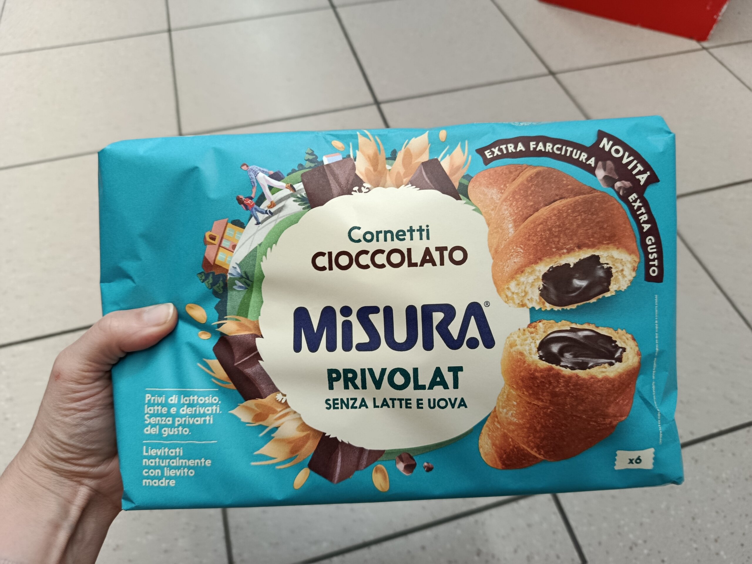 Misura čokoládové croissanty 6ks, 298g