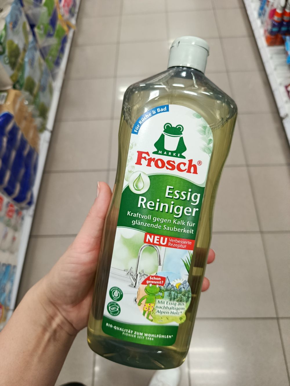 Čistiaci prostriedok s octom Frosch, 1l