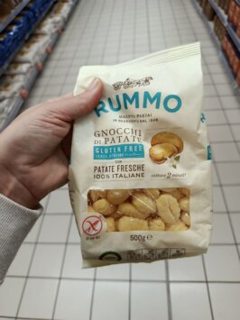 Rummo bezlepkové gnocchi talianske mosuey shop Rummo bezlepkové zemiakové gnocchi, 500g