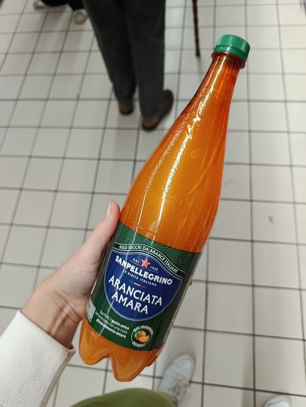 Sanpellegrino drink, pomarančový nahorklejší nápoj, 1200ml