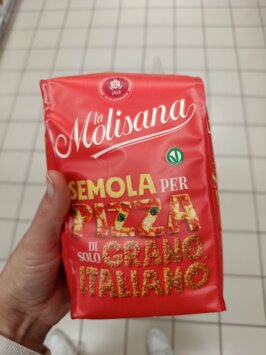 Talianska pizza múka mousey shop La Molisana jemne mletá tvrdá pšenica na pizzu + RECEPT, 1kg