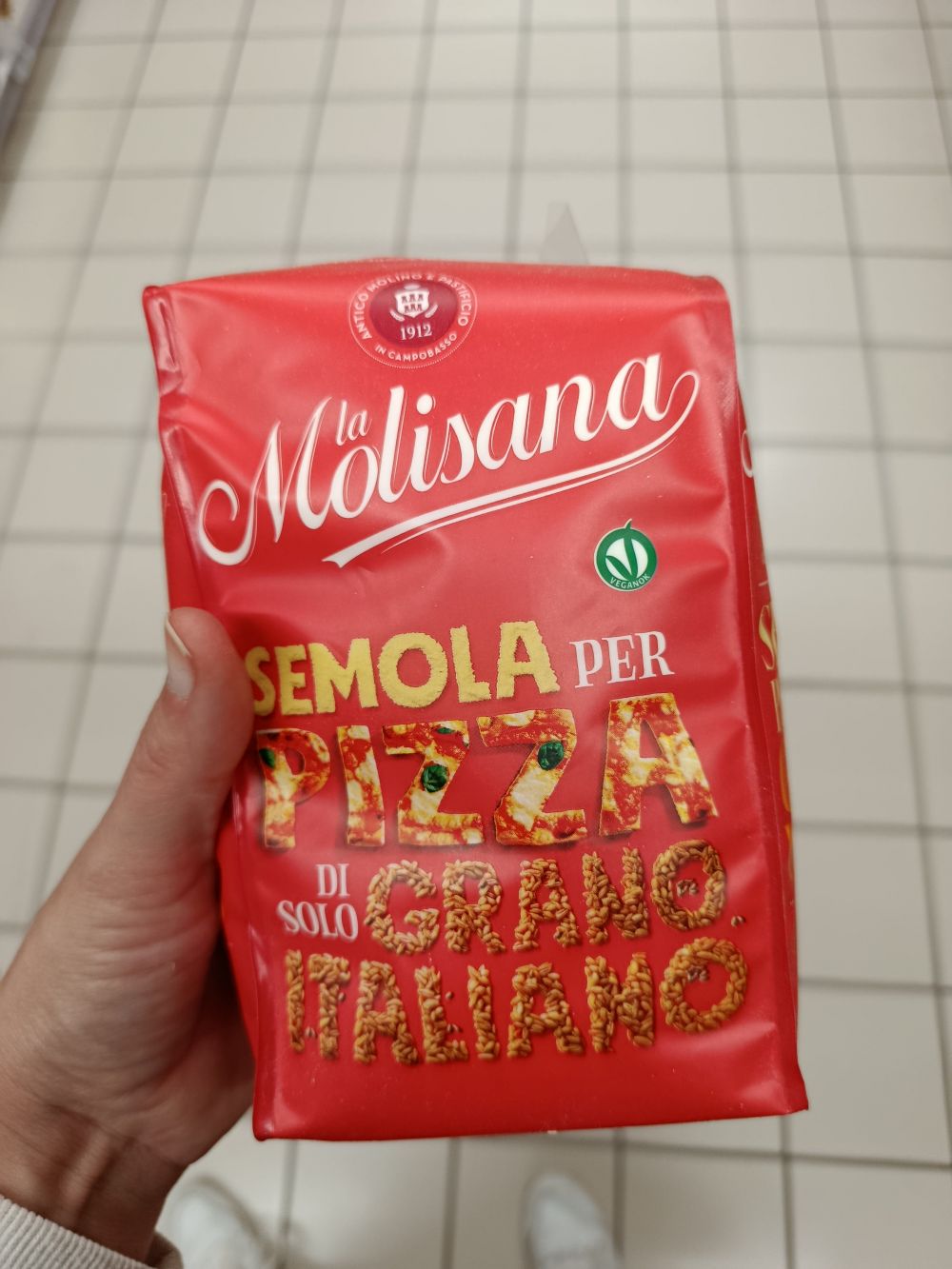 La Molisana jemne mletá tvrdá pšenica na pizzu + RECEPT, 1kg