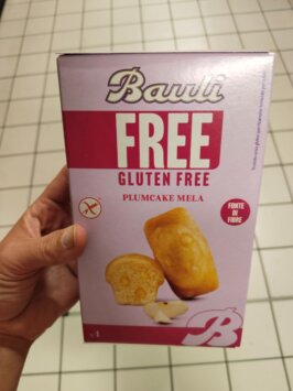 bauli bez glutenu Bauli bezlepkový jablkový koláč, 4 x 33 g