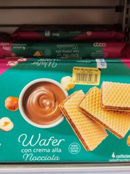 benesi sušienky 200g talianske mousey shop Benesi bezlepkové oblátky s lieskovoorieškovým krémom, 4x50g