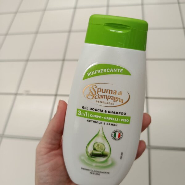 Spuma di Sciampagna Benessere sprchový gél a šampón 3v1, 250ml