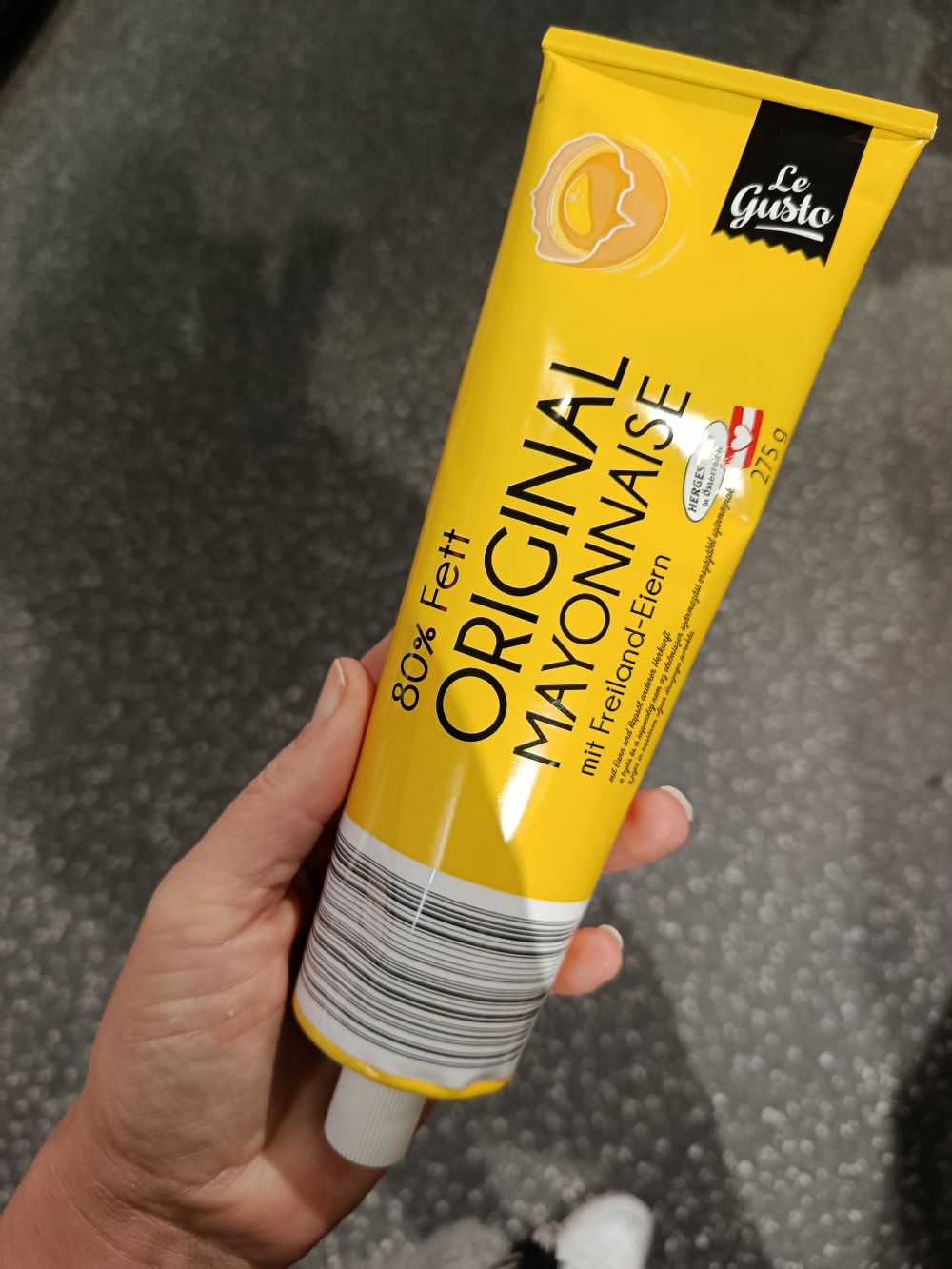 Le Gusto majonéza, 80% tuku, 275g