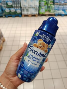 parfem na pranie taliansky mousey shop Coccolino prací parfumový elixír s divokou zvončekovou a bergamotovou vôňou, 342ml