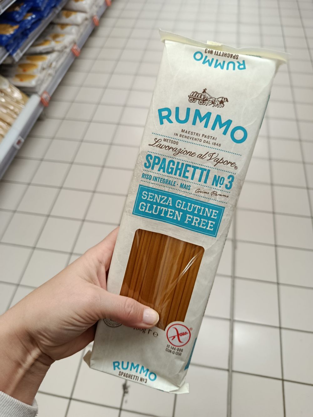 rummo bezlepkové špagety mousey shop Rummo bezlepkové špagety č.3, 400g