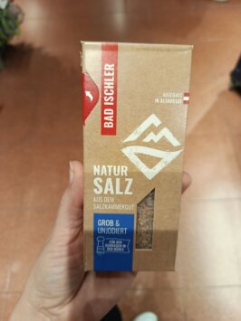 Prírodná soľ Bad Ischl, hrubozrnná a nejodovaná, 350g