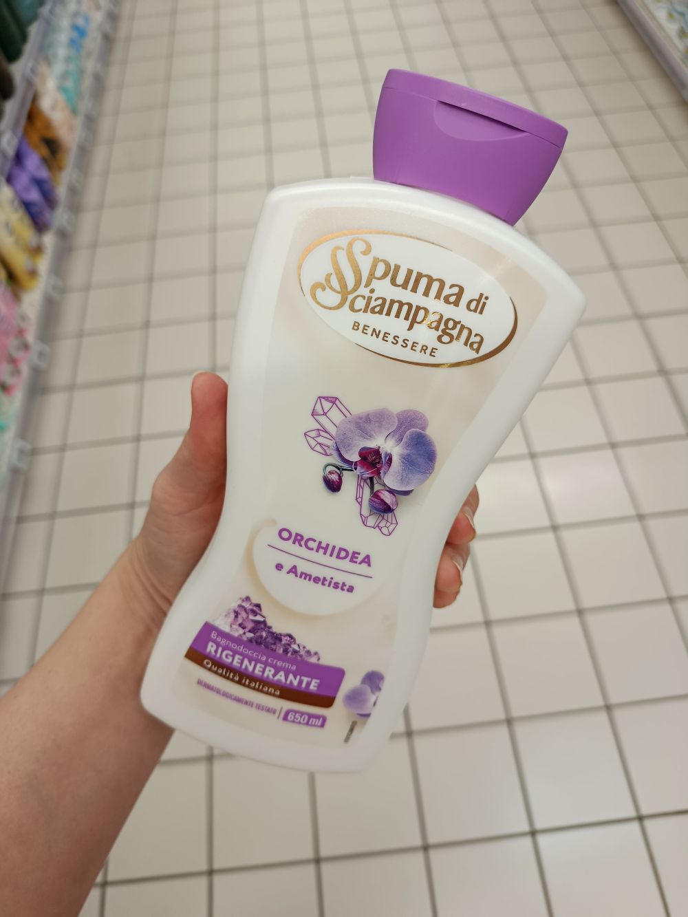 Spuma di Sciampagna, regeneračný sprchový gél, 650ml