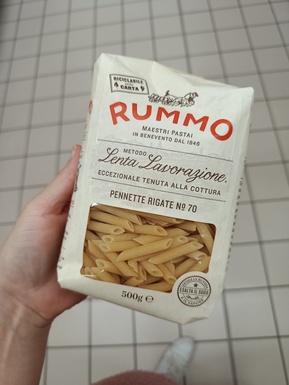Rummo talianske cestoviny Pennette rigate č.70, 500 g