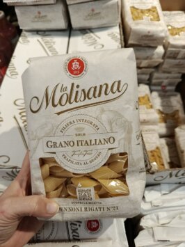La Molisana cestoviny pennoni rigati z bronzových foriem, 500g